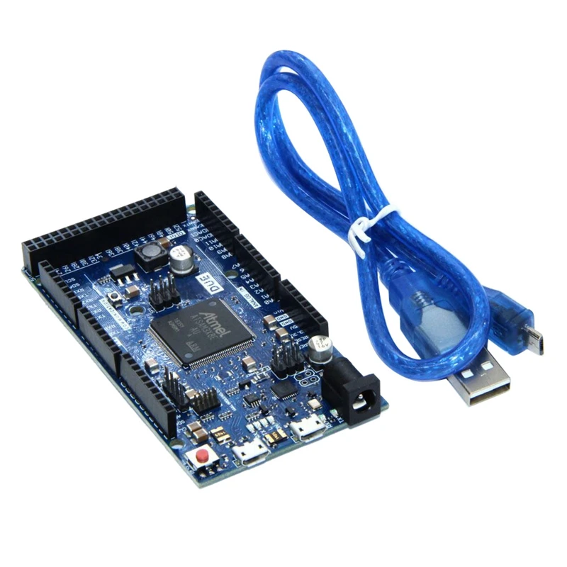 

TTGO Microcontroller Board For Atmel SAM3X8E CPU Cortex-M3 Core For Arduino DUE 2012 R3 With USB Cable