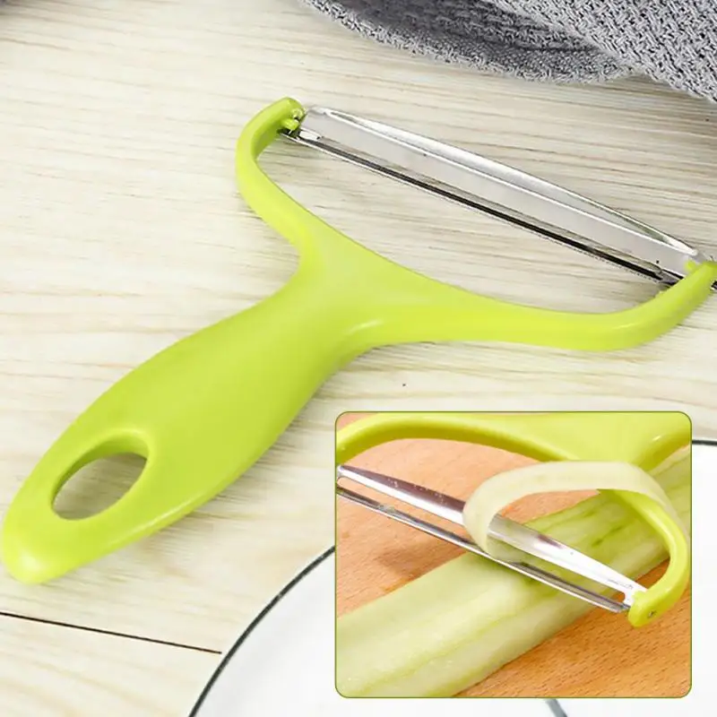 

1pc Vegetable Peeler Fruit Shredding Cutter Multifunction Kitchen Tools Stainless Steel Blade Knife For Carrot Potato Slicer