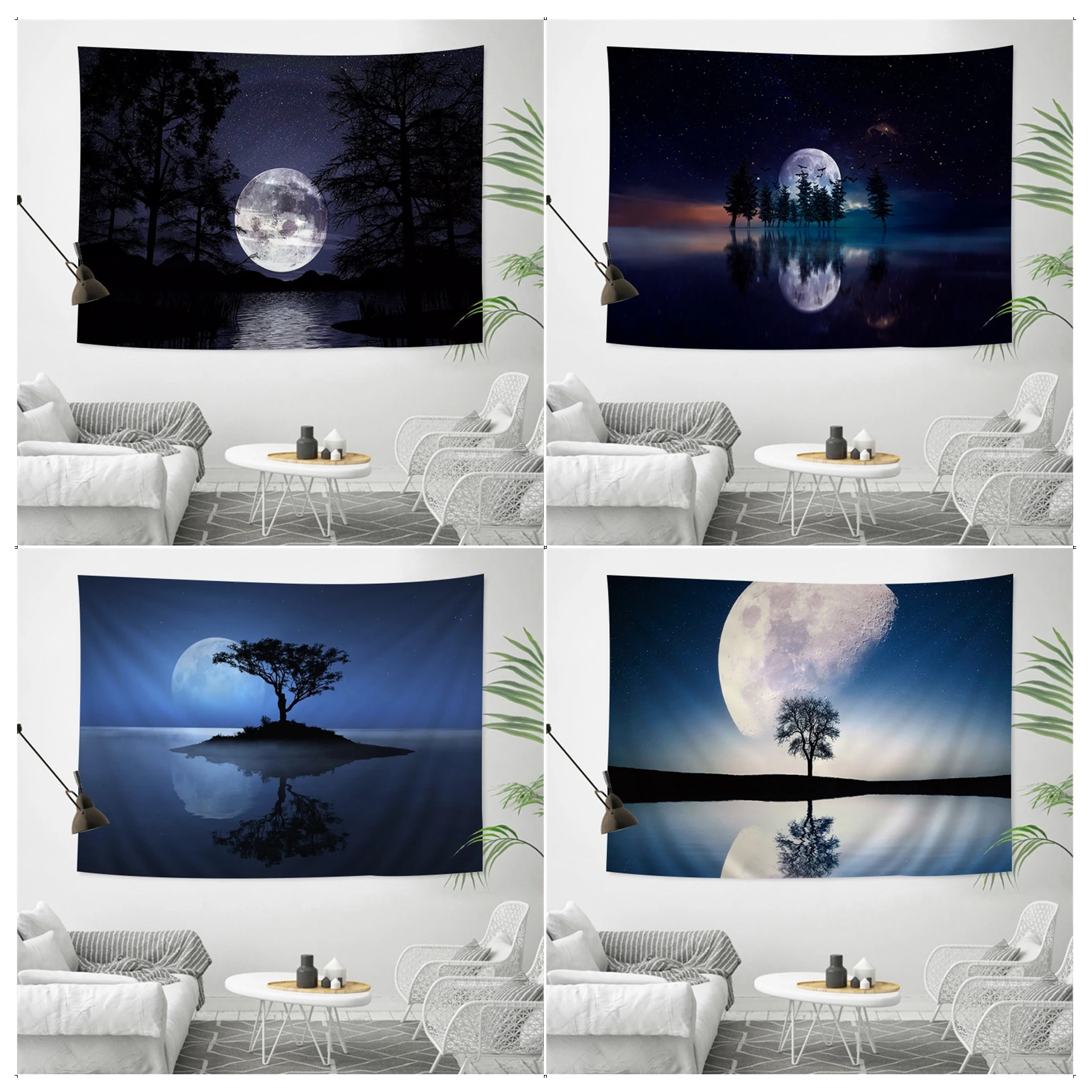 

Sea Moonsun Hippie Wall Hanging Tapestries Indian Buddha Wall Decoration Witchcraft Bohemian Hippie Wall Hanging Home Decor