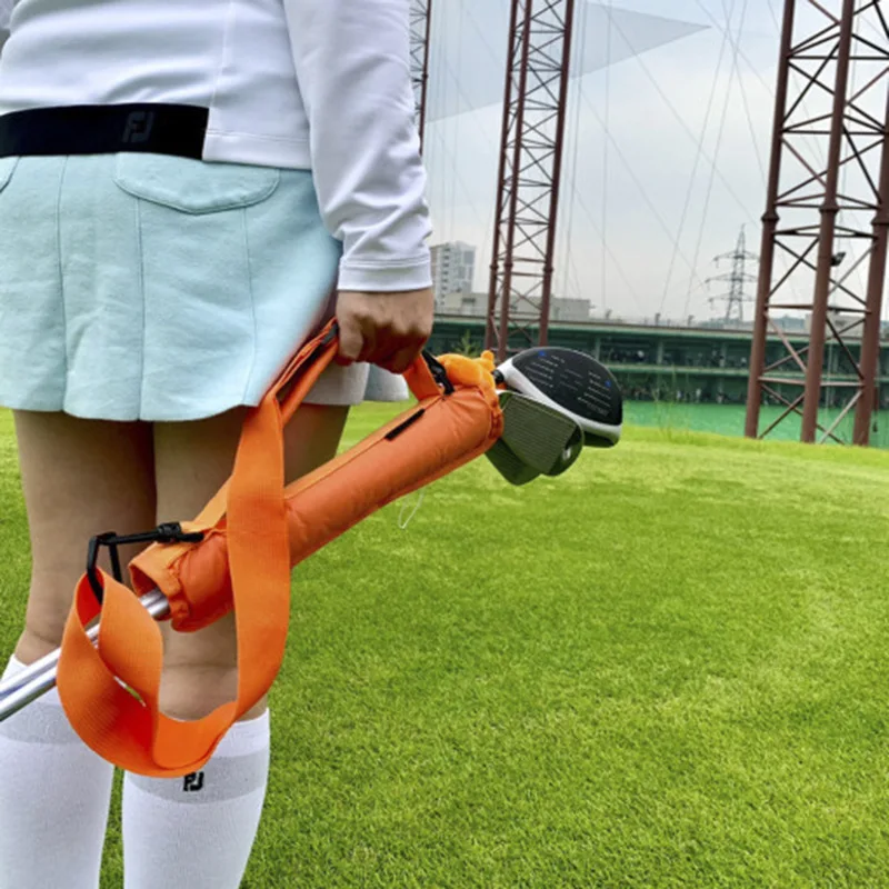 2021 Korean version of golf portable cross-body golf club bag Green bag Gripper type practice bag Handheld golf club bag