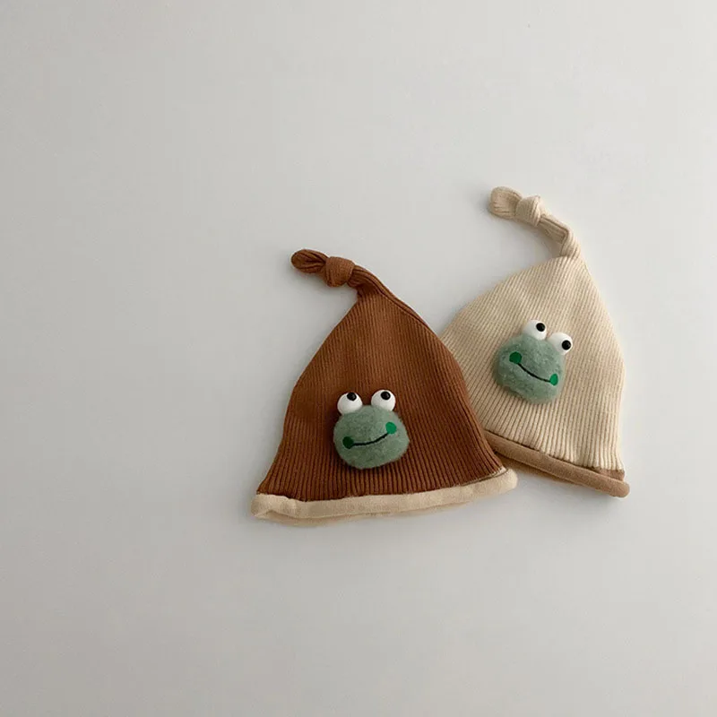 

Baby Autumn and Winter Cute Frog Super Cute Ear Cap