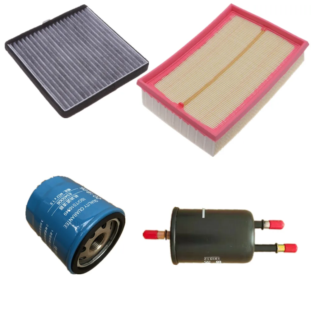 

4 Filters set for Captive in South America Baojun 530 730 Almaz MG Hector High Quality Air Cabin Filter Fuel Oil Filter