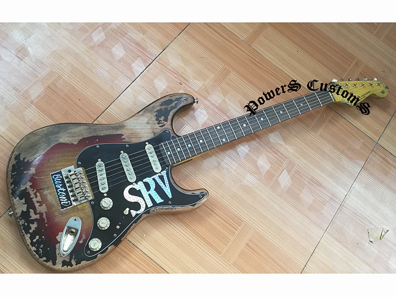 

Heavy Relic ST Electric Guitar Master to create a limited edition Stevie Ray Vaughan Salute SRV Number, hand-crafted guitar