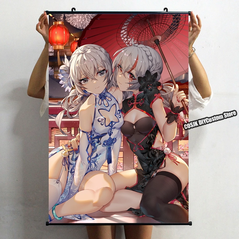 

Новый постер для Аниме игры Honkai Impact 3 Броня зайчик, настенный свиток, домашний декор, роспись, украшение для гостиной, коллекционное искусств...