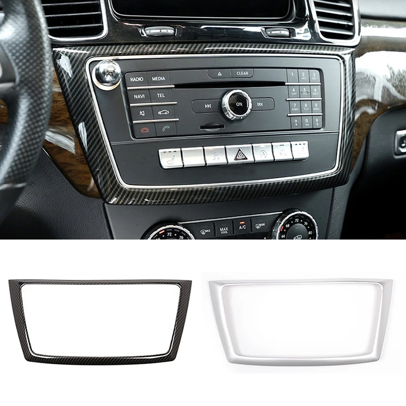 

Carbon Fiber Color Center Switch Button Adjust Panel Trim Cover For Mercedes-Benz ML GL GLE GLS Class W166 X166 12-19