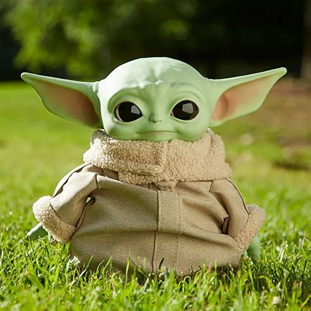 

28cm Action Figure Toys Baby Star Wars Yoda Baby Plush Yoda Master Dolls Toys For Children Collection Birthday Christmas Gifts