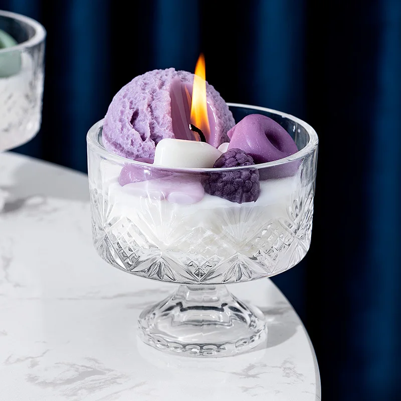 

Nordic Simple Candles Creative Bedroom Aromatherapy Handmade Glass Jar Wedding Candles Bougie Anniversaire Home Decor DB60LZ
