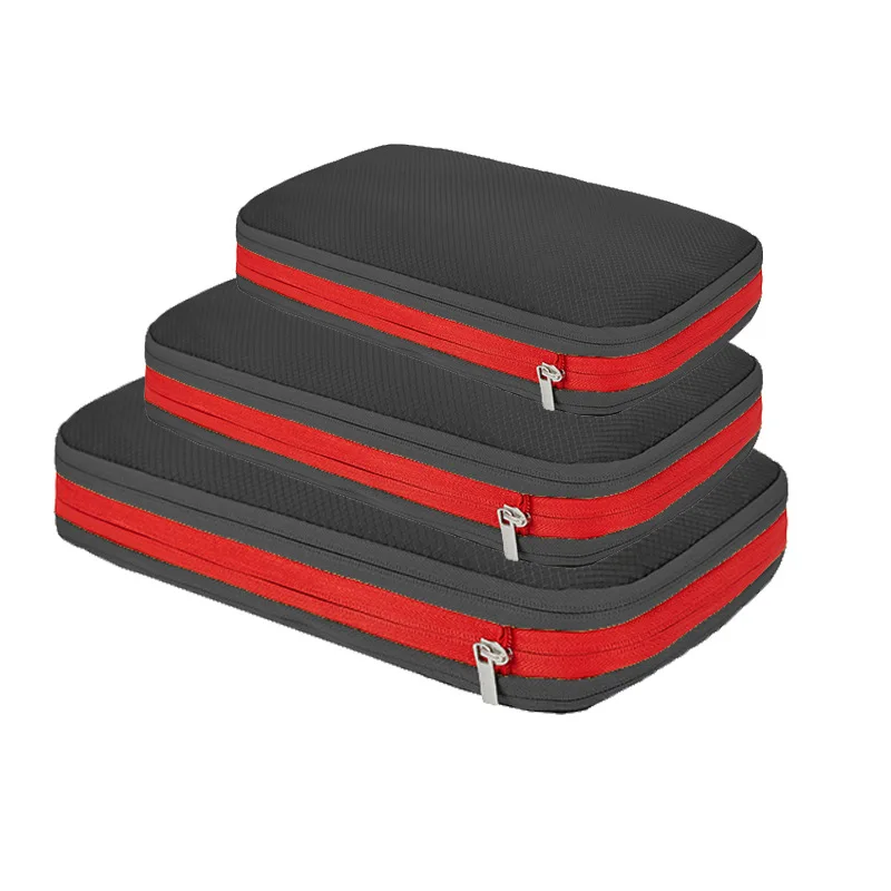 3Pcs/set Cube Luggage Packing Bag Home Wardrobe Clothes Tidy Organizer Storage Necessary Shoes Suitcases Packing Accessorie Item