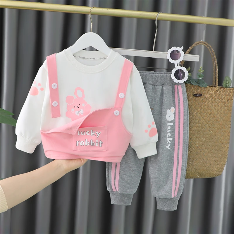 

Детская спортивная одежда, комплекты детской одежды, футболка с мультяшным медведем для маленьких девочек и мальчиков, штаны, Одежда для младенцев, наряды, костюм брата, сестры