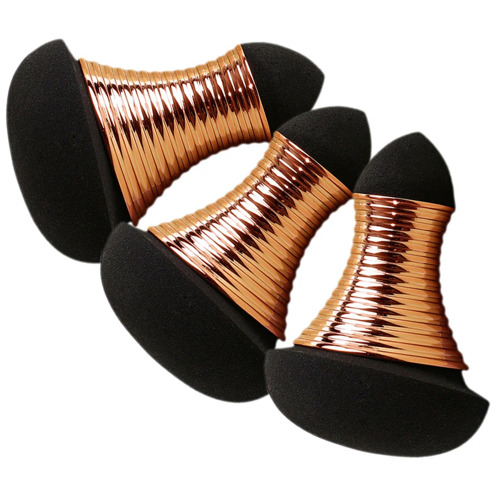 

3 Pcs Light Bulb Makeup Sponge Sponges Puffs Brush Women Set Hydrophilic Polyurethane Miss