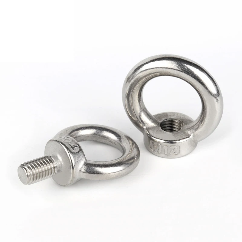 304 Подъемные гайки из нержавеющей стали/винтовое кольцо Eyebolt Hooking гайка Винты M3 M4 M5