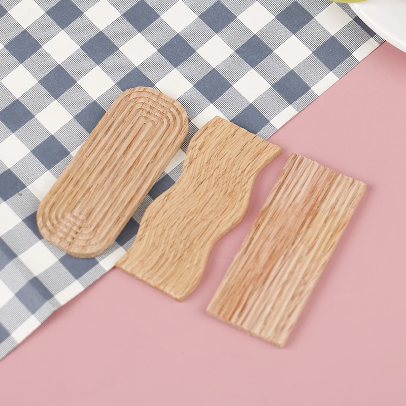 

1/12 миниатюрный деревянный поднос для кукольного домика, модель кухонной мебели, аксессуары для кукольного домика, декоративные аксессуары,...