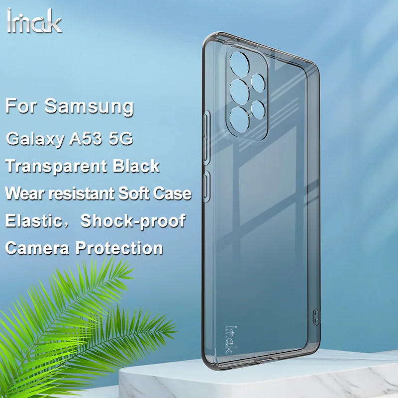 

Прозрачный чехол Imak для телефона Samsung Galaxy A53 A73 5G, мягкий износостойкий чехол из ТПУ с защитой объектива камеры