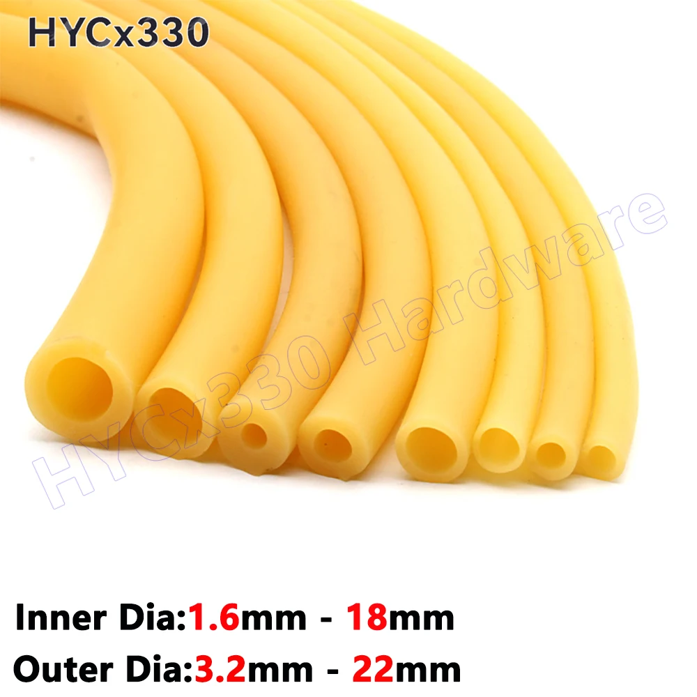 

Внутренний диаметр 1,6–18 мм Шланги из натурального латекса, наружный диаметр 3,2–22 мм, высокоэластичная хирургическая медицинская трубка