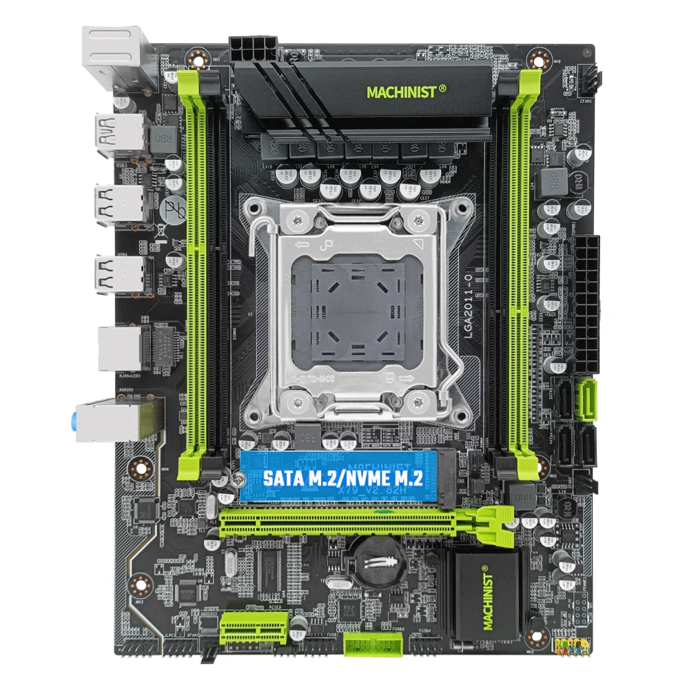 Комплект материнской платы MACHINIST X79 для настольного компьютера с ЦПУ LGA 2011 Xeon E5 2620