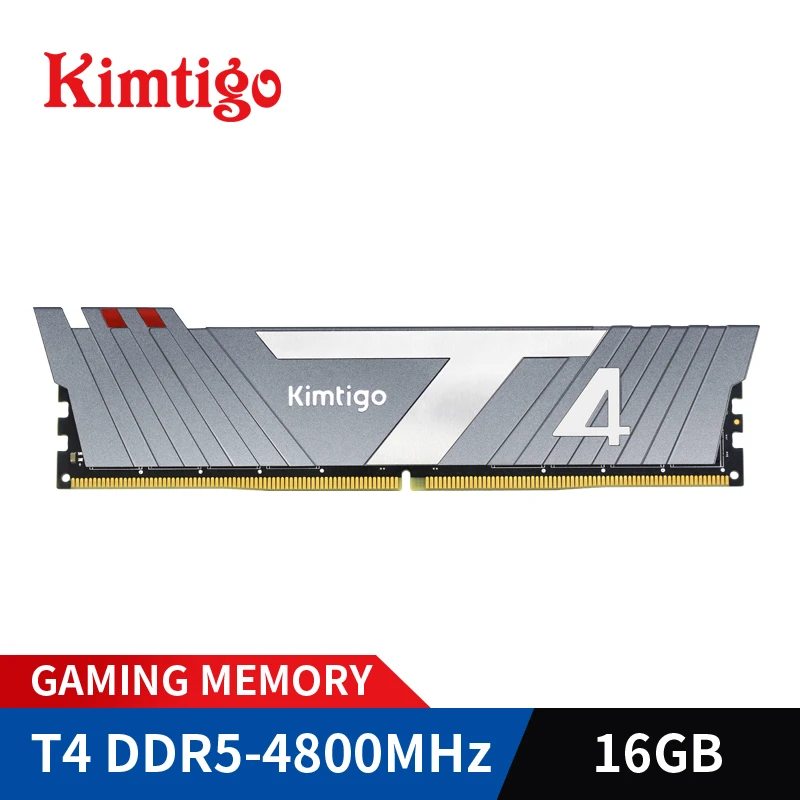 

Оперативная память Kimtigo T4, ОЗУ 8 Гб 16 Гб 4800 МГц DDR5, ОЗУ серии ddr5 1,1 В, память для настольного ПК