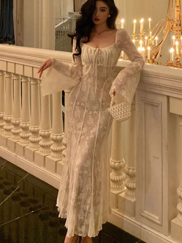 Женское облегающее платье с юбкой годе