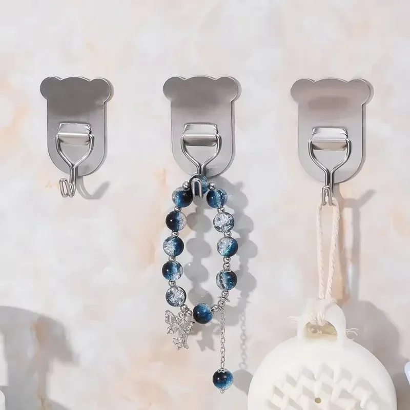 30/2 шт. самоклеящиеся крючки из нержавеющей стали