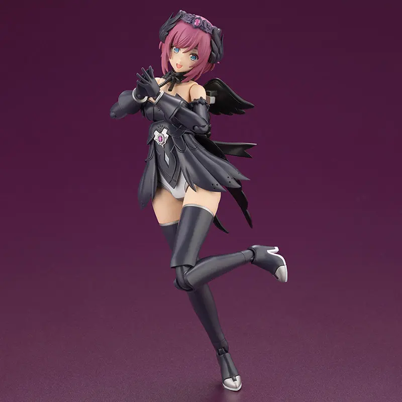 Фото Коллекционная аниме-фигурка Kotobukiya Arcanadia Lumitea Black Angel Mech Girl (пластиковый сборный конструктор AR010) для демонстрации №5