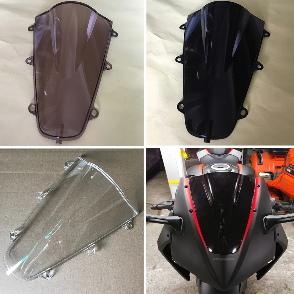 

CBR1000RR Windscreen Windshield Wind Deflector For 2017 2018 2019 Honda CBR 1000RR Motorcycle Accessories Double Bubble Iridium