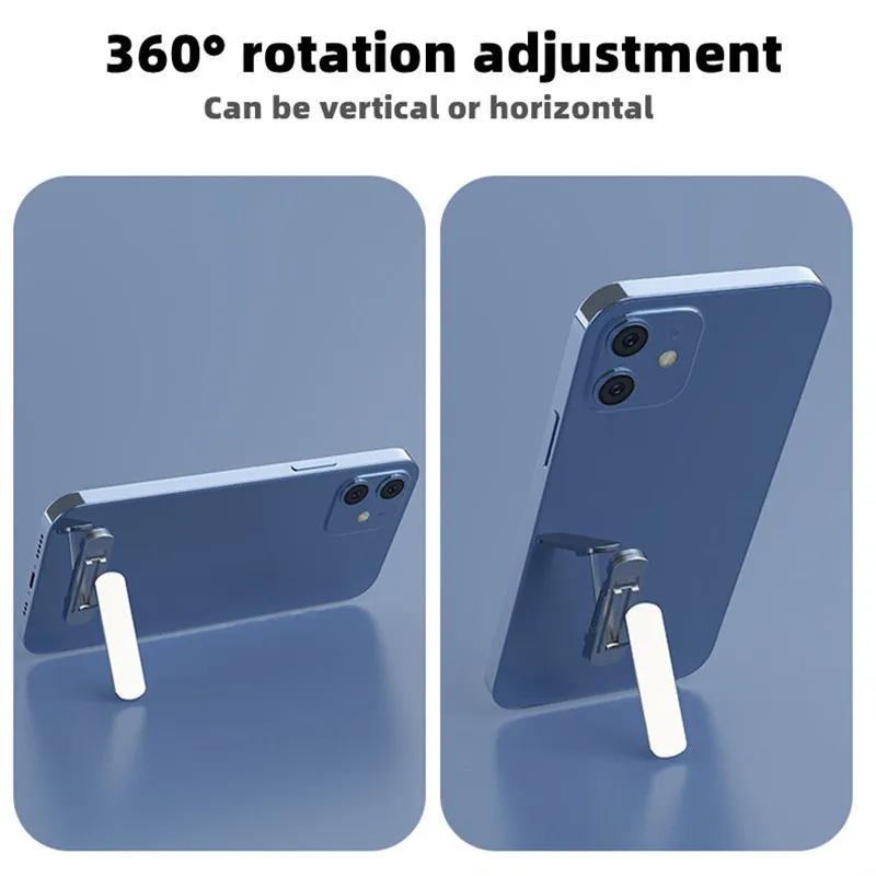 

Phone Holder Desktop Stand for Cell Phone for IPhone Xiaomi Portable Aluminum Alloy Back Sticked Mobile Support Telephone Holder