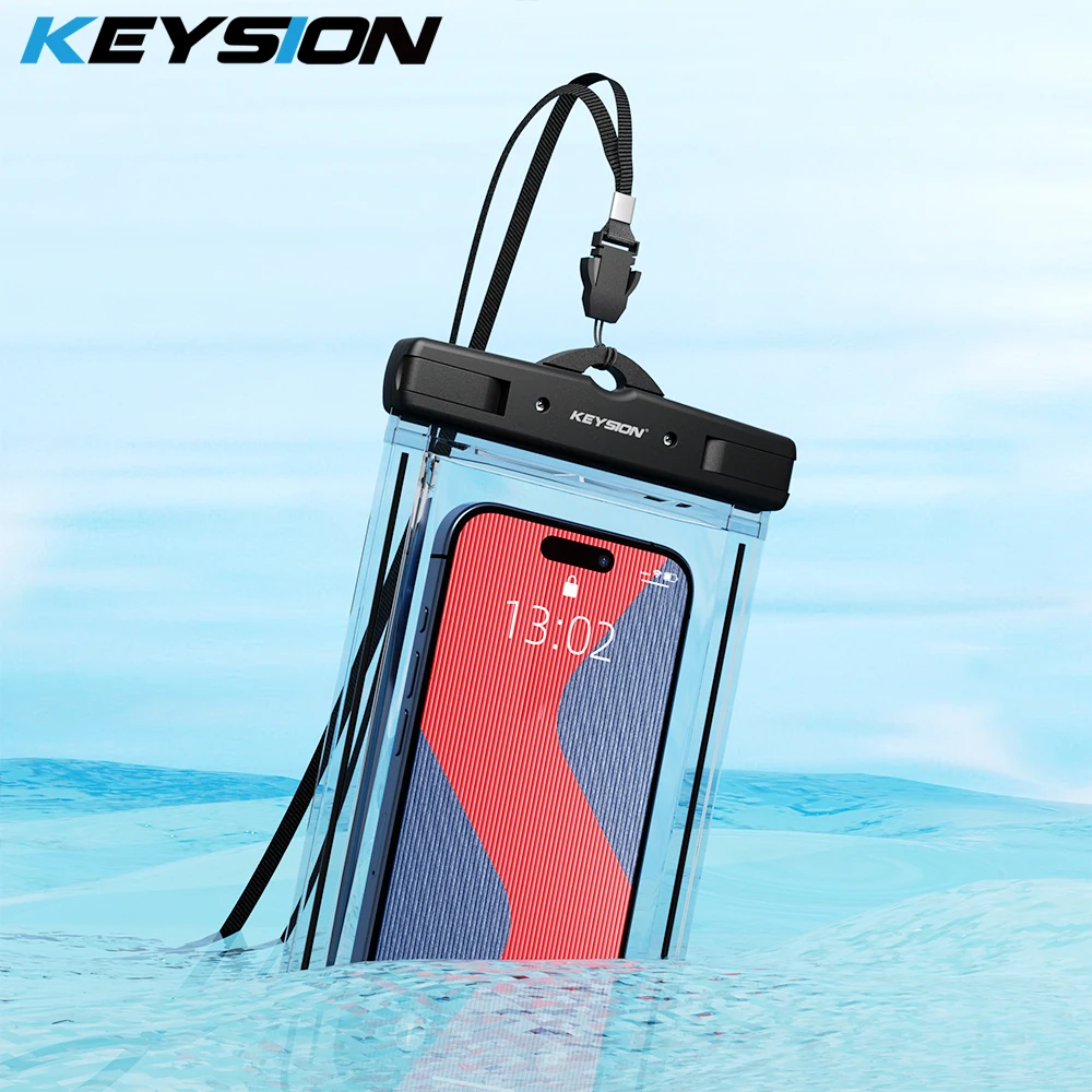 Светящаяся водонепроницаемая сумка KEYSION IPX8 для iPhone Samsung