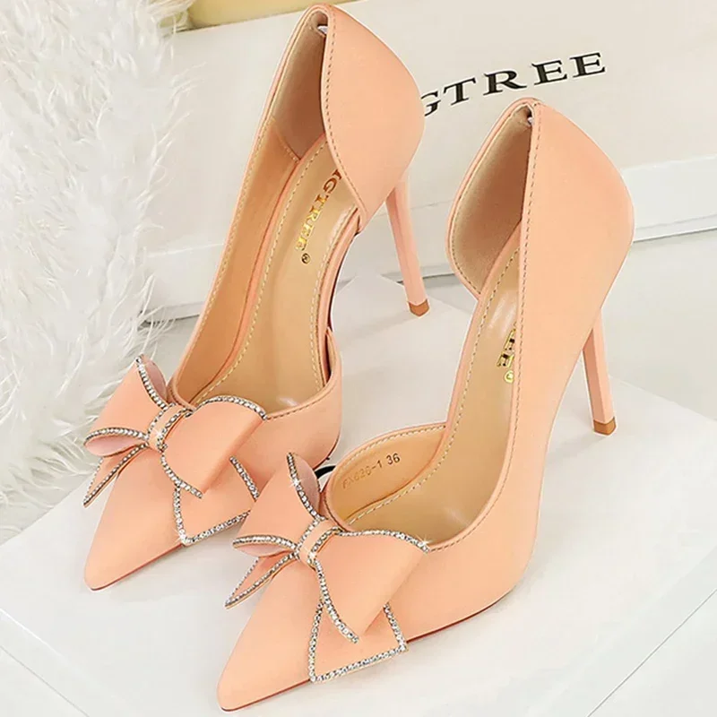 Женские Туфли-лодочки С Острым Носком На Высоком Каблуке 10 5 См