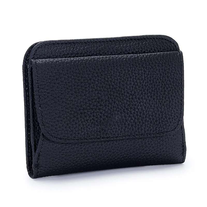 New Fashion Women Wallet Genuine Leather Lady Wallets Female Hasp  Design Coin Purse Multifunction ID Card Holder Short Wallet