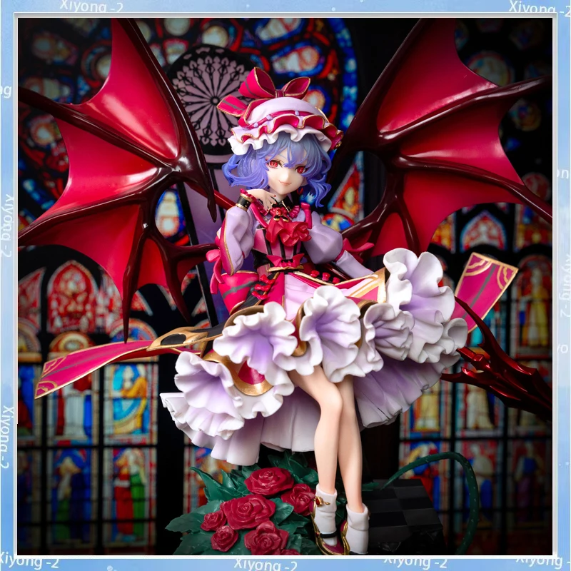 Фото Touhou Project Remilia Scarlet Flandre Scarlet 1/8 Filles Jouets Japonais Аниме Фигурка из ПВХ Jouet Jeu ModèLe à Collectionner Po №1