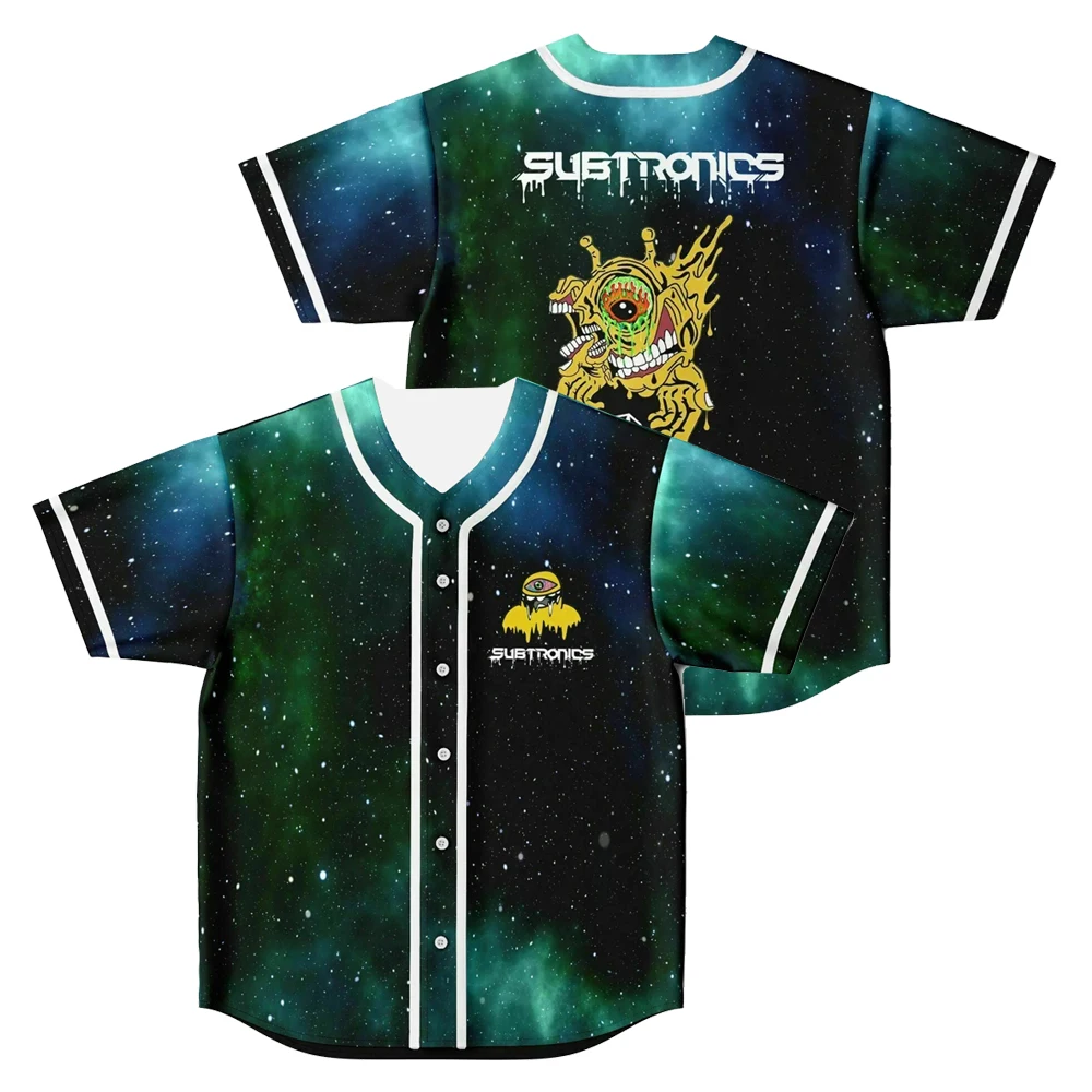 Армейские бейсбольные майки Subtronics топы с v-образным вырезом и короткими рукавами