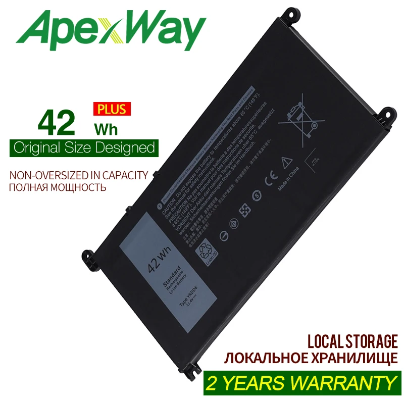 

Аккумулятор Golooloo для ноутбука Dell Latitude 11,4 3300 3400 Inspiron 14 5585 3400 5488 5493 5593 1VX1H VM732