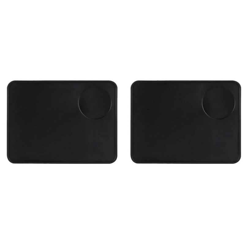 

2 шт., мягкий силиконовый коврик для прессованного кофе, для эспрессо, латте