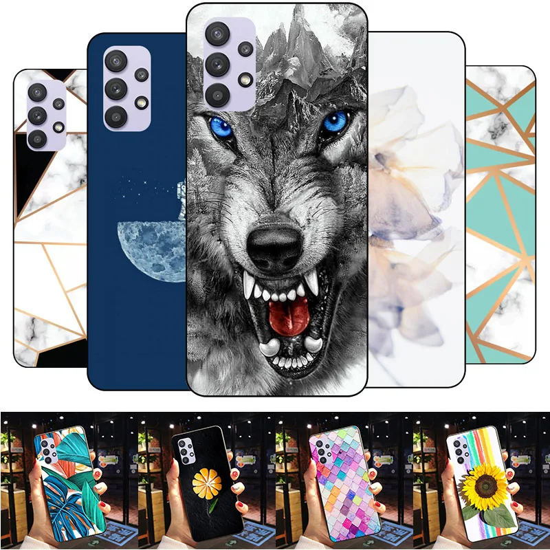 Силиконовый чехол для Samsung Galaxy A32 4G SM-A325F/DS SM-A325F SM-A325M 6 4 &quot чехлы милый из ТПУ