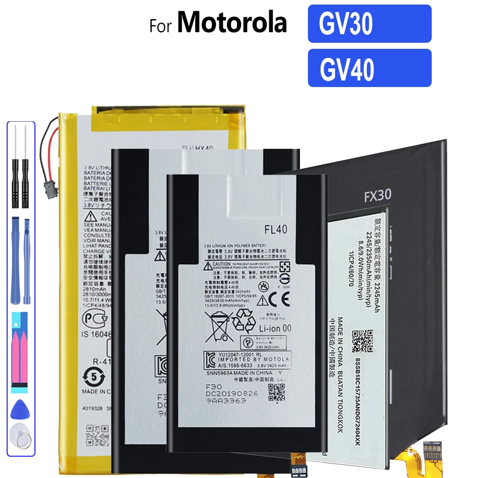 

GV30 GV40 GV 30 GV 40 Battery For Motorola Moto Z Droid Force XT1650-02 XT1650-01 XT1650-03 XT1650-05 Replacement High Quality