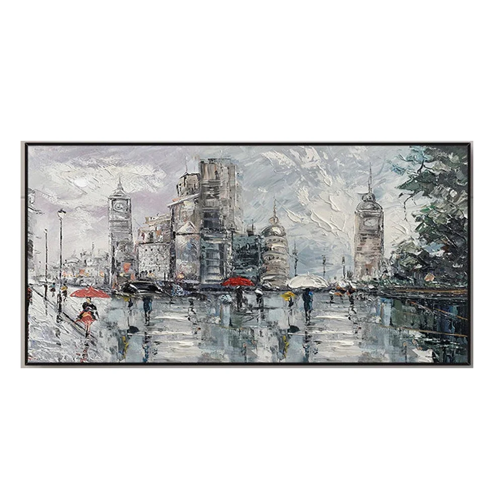 

Абстрактный городской пейзаж на холсте JKPICTURE