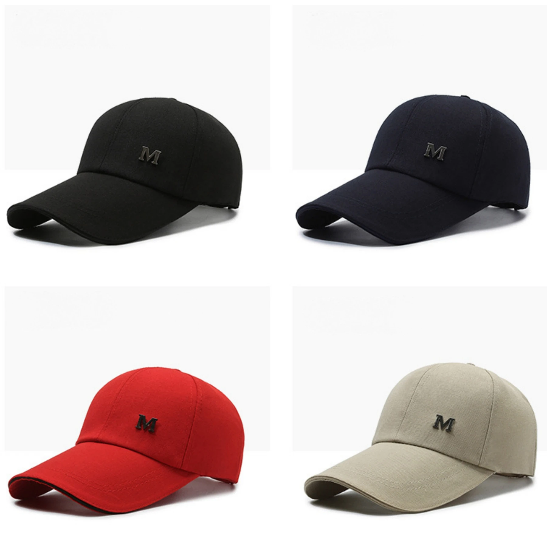 

Кепка Бейсболка мужская повседневная универсальная солнцезащитная Кепка для рыбалки Мужская Брезентовая Кепка с удлиненными краями бейсболка с твердым верхом утиным языком