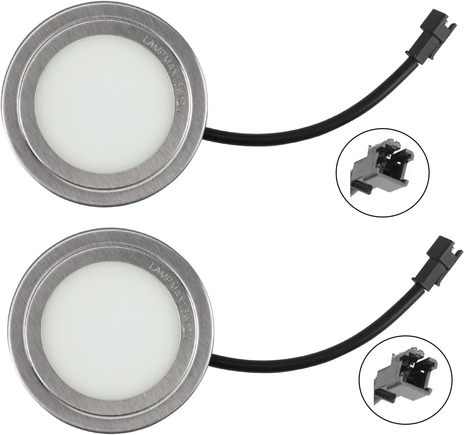 

2-х предметные лампочки для вытяжки, 12 В постоянного тока, 1,5 Вт, вытяжка из нержавеющей стали, светодиодный светильник, замена встраиваемой кухонной вытяжки