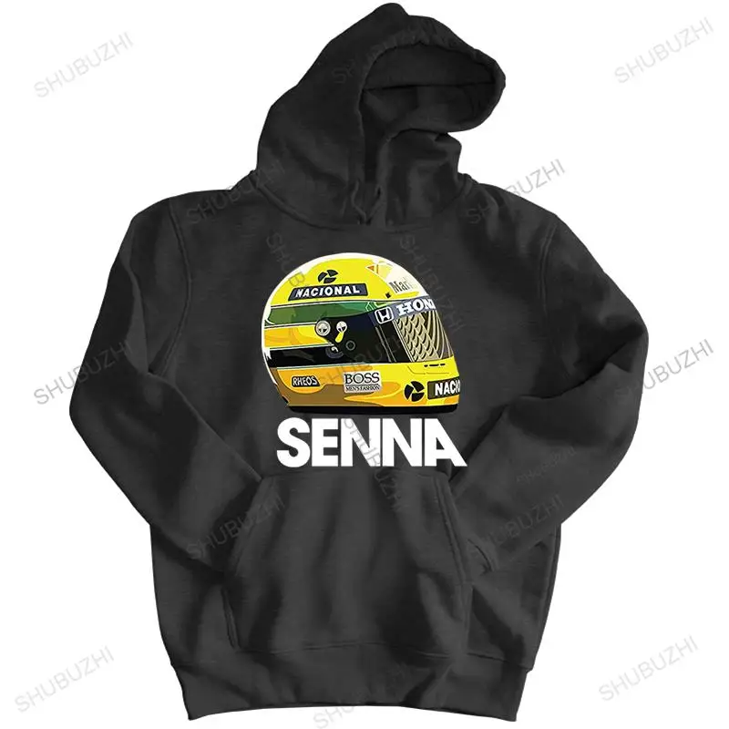 Мужские Винтажные толстовки с капюшоном верх для шлема Айртон Сенна 1 гонка