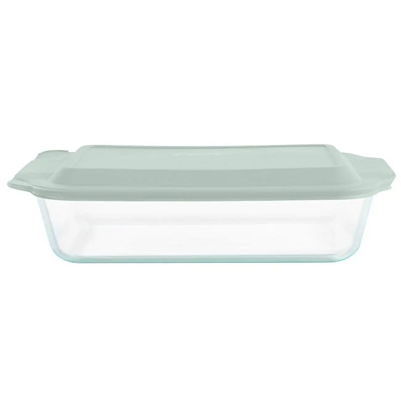 

Deep 9 X 13" Rectangular Glass Baking Dish with Sage Green Lid, 5-Quart, Food Storage , Kitchen Organizer and Storage Container