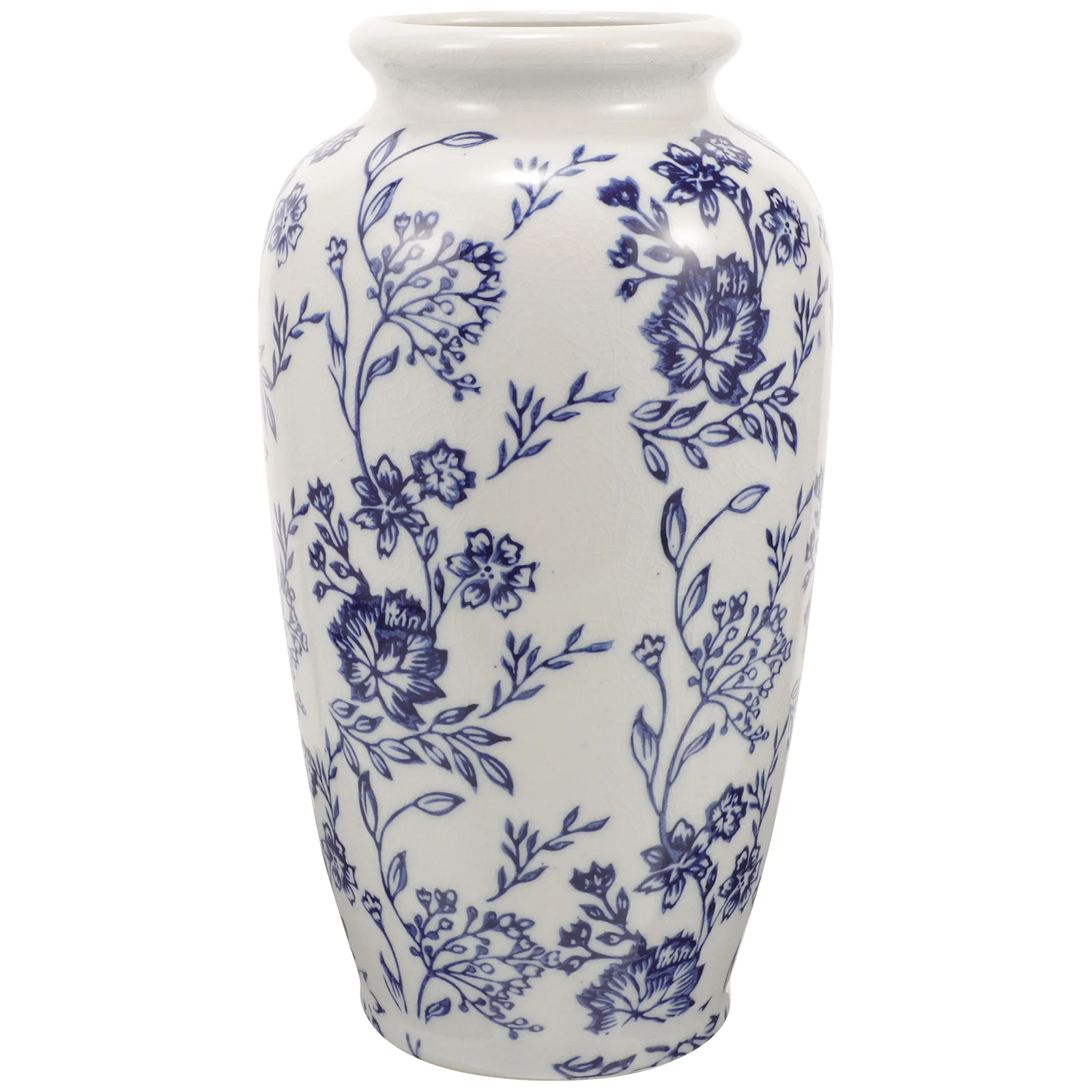 

Ornaments Blue White Porcelain Vase Home Decor Ceramics Table Centerpiece Decoration