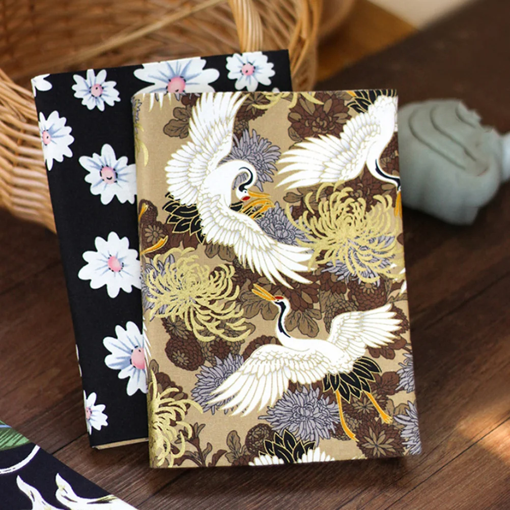 

Protective Case Adjustable Book Jacket Student Use Fashion Books Notebook Cover Protector Fabric Convenient