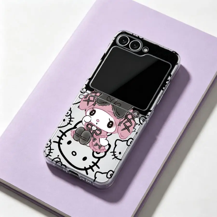 Фото Чехол Sanrio My Melody розового цвета для Samsung Galaxy Z Flip 7 6 5 4 3 Z Fold 7 6 5 4 3 №5