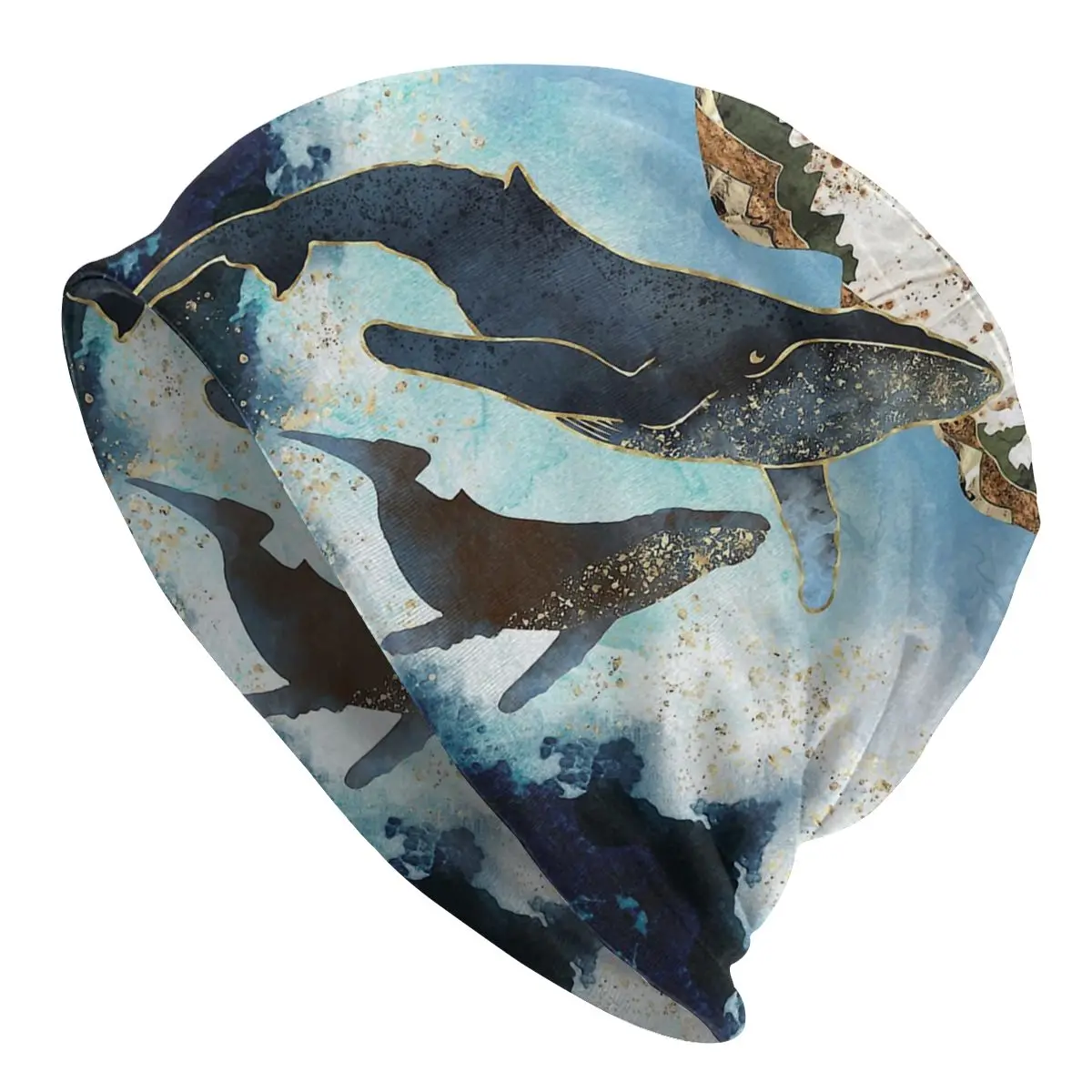 

Женские теплые шапки Bond V с геометрическим рисунком, Осенние двойные ветрозащитные шапки