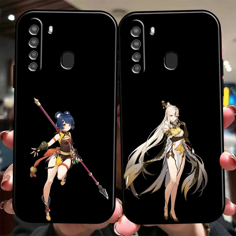 

Genshin Impact Project Game Phone Case For Samsung Galaxy A32 4G 5G A51 4G 5G A71 4G 5G A72 4G 5G Back Soft Liquid Silicon