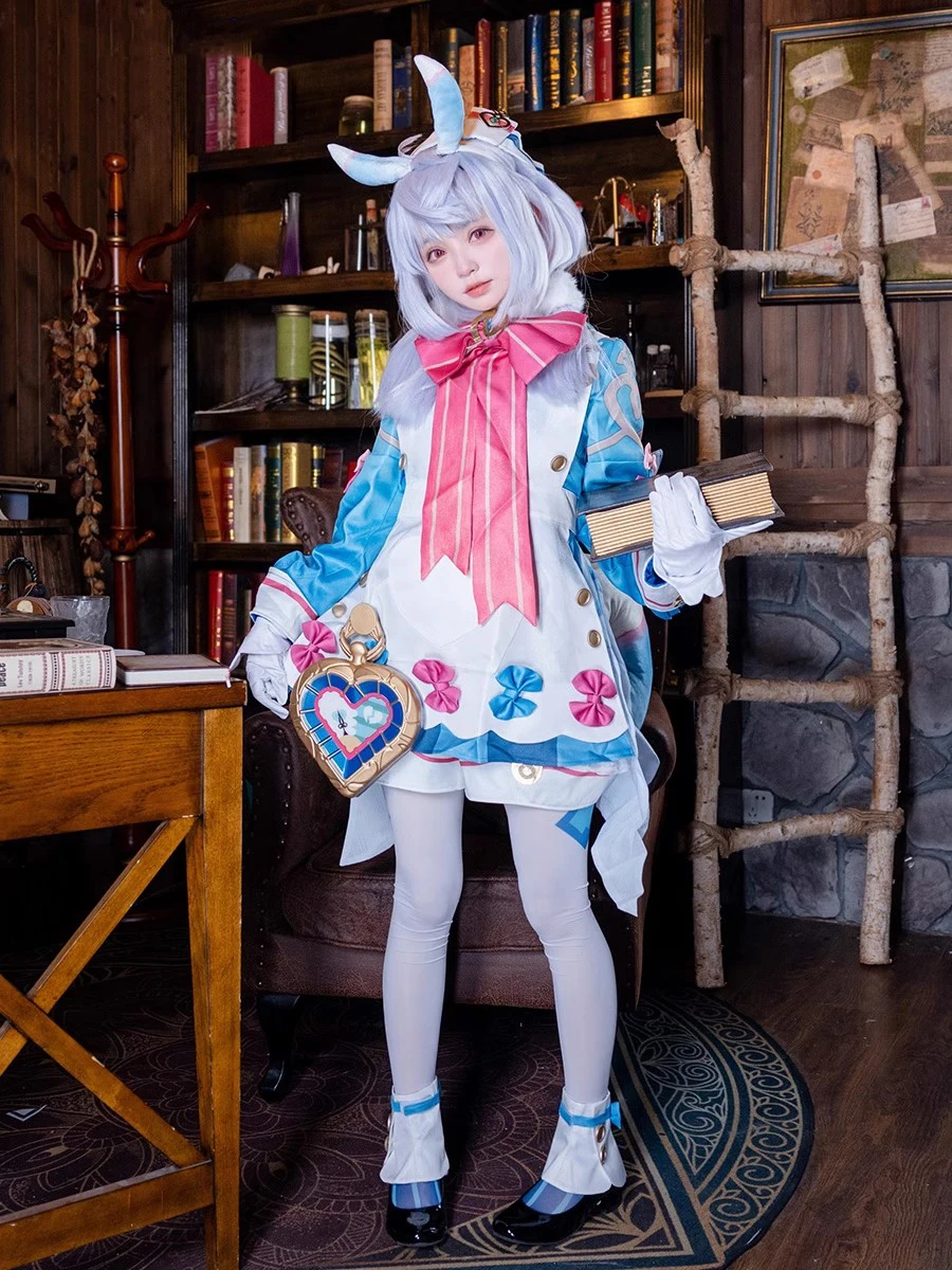 Косплей костюм COS-HoHo Genshin Impact Sigewinne милый для косплея карнавал на Хэллоуин Женский