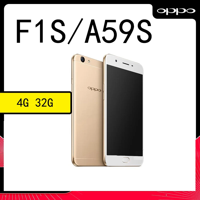 celular OPPO F1S A59S 4G+32G smartphone Android Smartphone MT6755 Fingerprint 3075 mAh