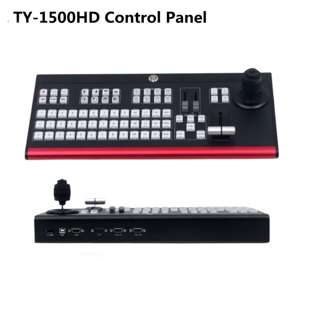 TY-1500HD панель управления переключателем Vmix, переключатель видео, записывающее оборудование для новых медиа, прямых трансляций Youtube, ТВ TY-1500HD панель управления переключателем Vmix, переключатель видео, записывающее оборудование для новых медиа, прямых трансляций Youtube, ТВ