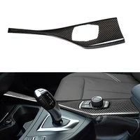 real carbon fiber multimedia button panel cover sticker for bmw 1 series f20 f21 116i 118i 12 18 2 series f22 f23