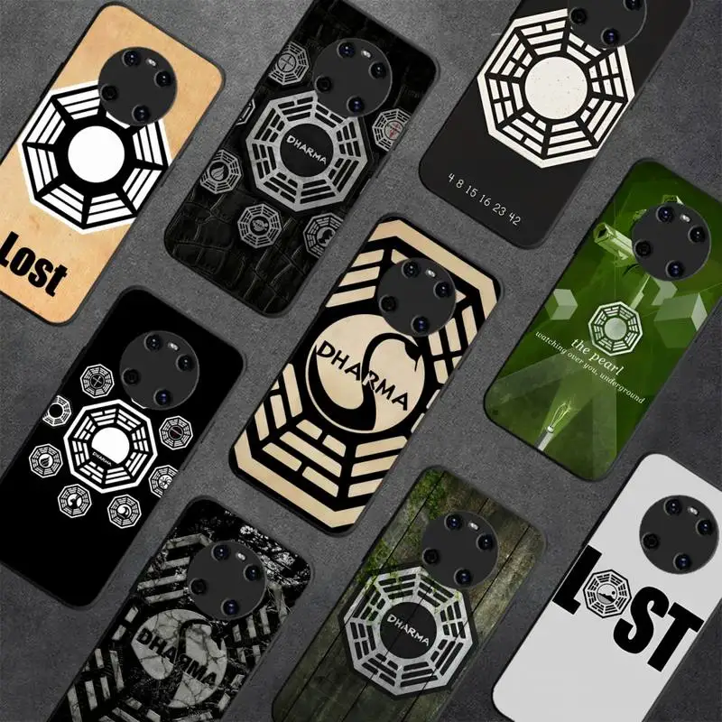 

lost tv dharma initiative logo Phone Case for Huawei Y 6 9 7 5 8s prime 2019 2018 enjoy 7 plus