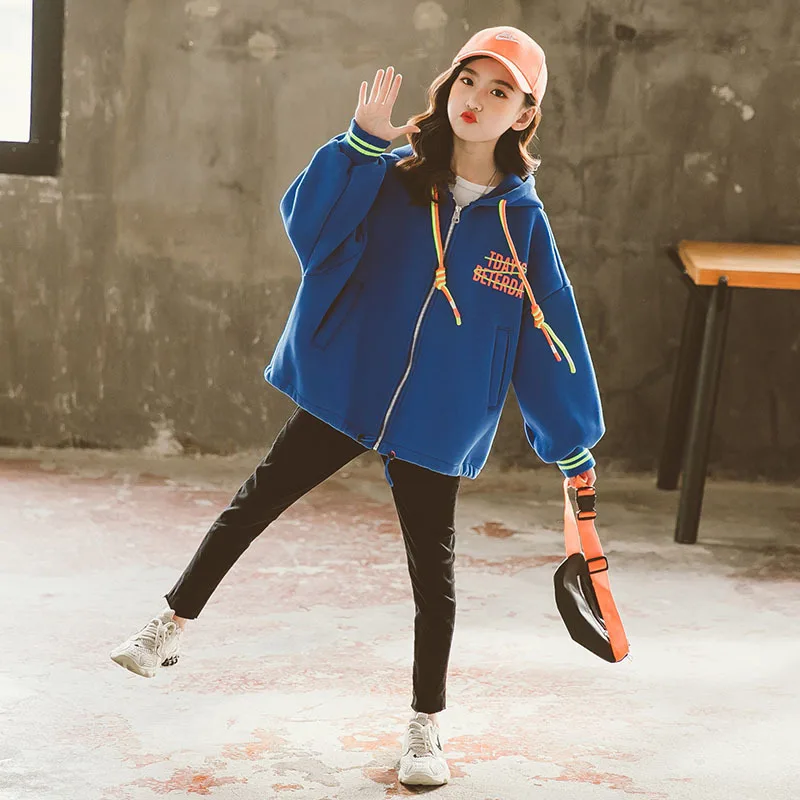 

Толстовка с капюшоном для девочек-подростков на возраст 8-10 лет